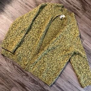 Oversized sweater cardigan